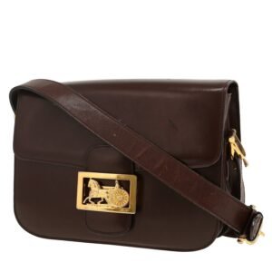 Celine Vintage handbag in brown leather