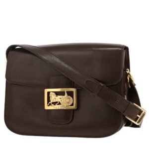 Celine Vintage handbag in brown leather