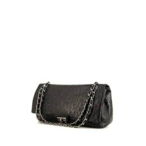 Chanel 2.55 handbag in black leather