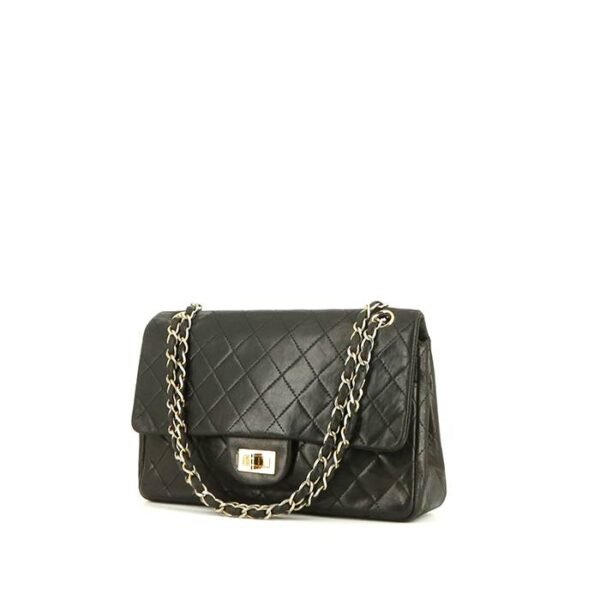 Chanel 2.55 handbag in brown quilted leather