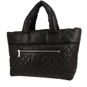 Chanel Coco Cocoon shopping bag in black leather