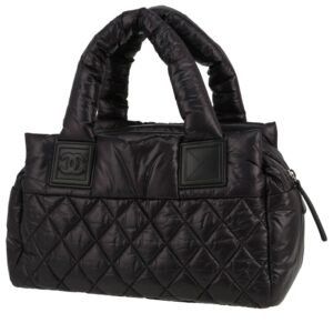 Chanel Coco Cocoon small model handbag in black quilted canvas