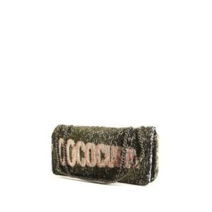 Chanel Editions Limitées Coco Club shoulder bag in khaki canvas