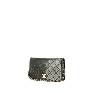Chanel Mademoiselle handbag in black quilted leather