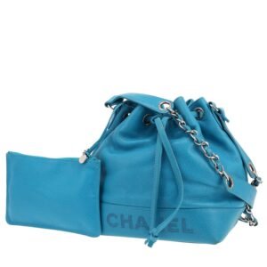 Chanel Petit Shopping handbag in grained leather and black leather