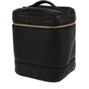 Chanel Vanity vanity case in black leather