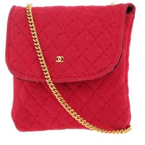 Chanel Vintage handbag in red canvas