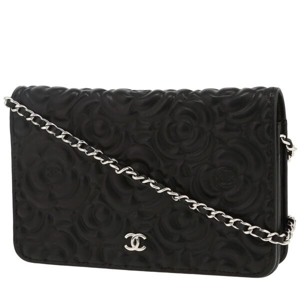 Chanel Wallet on Chain shoulder bag in black quilted leather