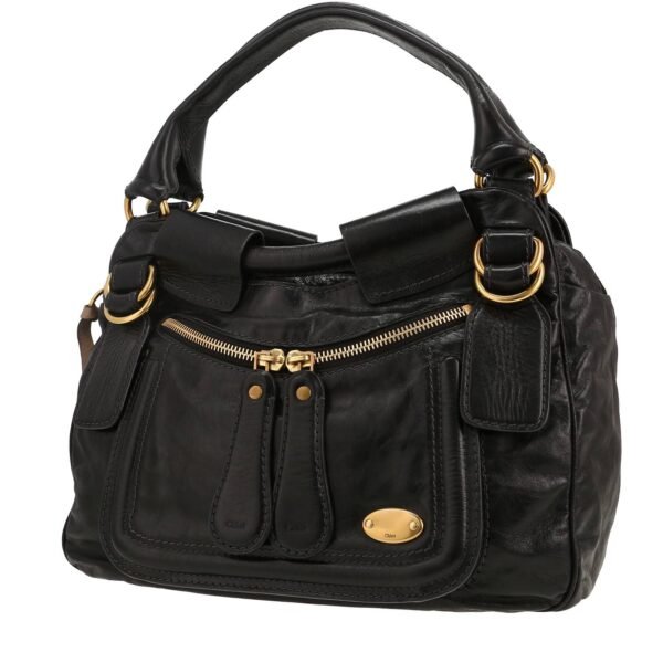 Chloé Bay handbag in black leather