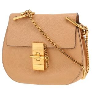 Chloé Drew bag in beige grained leather
