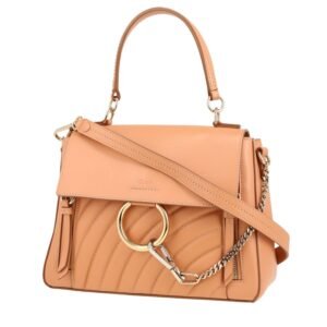 Chloé Faye shoulder bag in pink leather