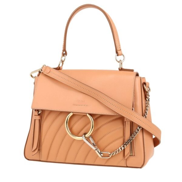 Chloé Faye shoulder bag in pink leather