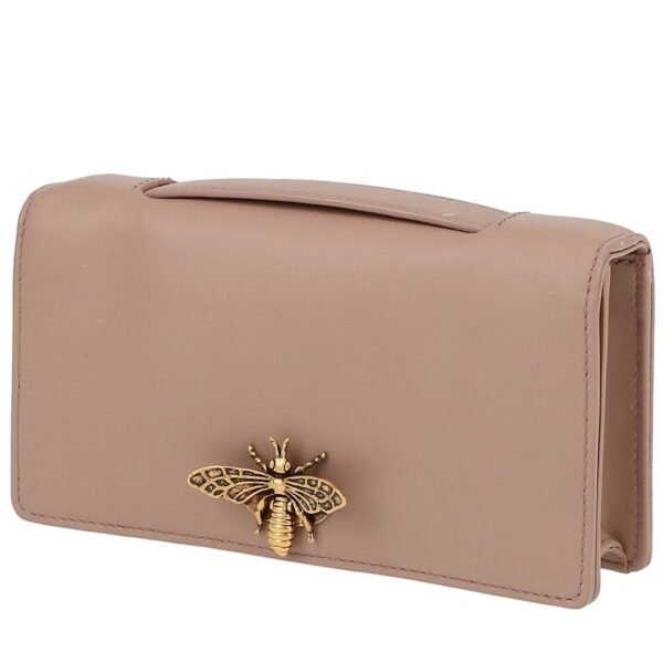 Dior Abeille pouch in powder pink leather