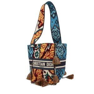 Dior D-Bubble shoulder bag in multicolor canvas