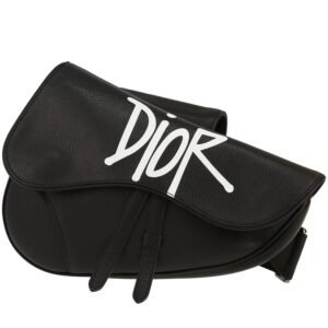 Dior Edition limitée shoulder bag in black and white leather