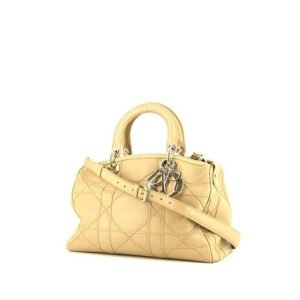 Dior Granville handbag in beige leather
