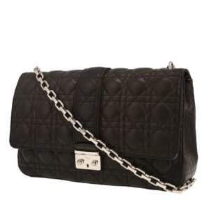 Dior Miss Dior Promenade shoulder bag in black leather cannage