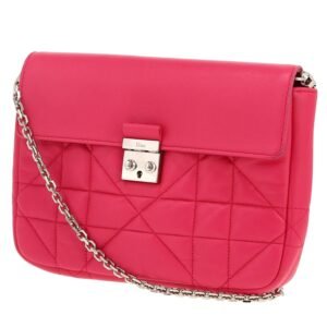 Dior Miss Dior Promenade shoulder bag in pink leather cannage