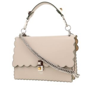 Fendi Kan I handbag in beige leather