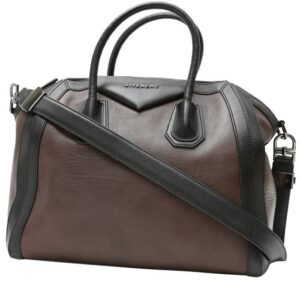 Givenchy Antigona medium model handbag in brown and black leather