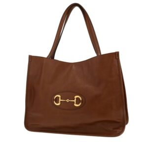 Gucci 1955 Horsebit shopping bag in brown leather