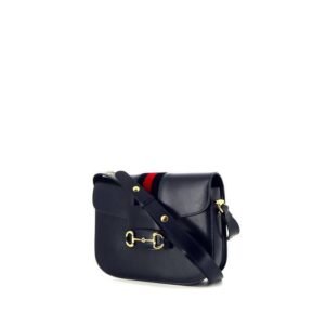 Gucci 1955 Horsebit small model handbag in blue leather