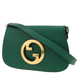 Gucci Blondie shoulder bag in green leather