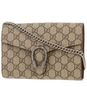 Gucci Dionysus shoulder bag in beige "sûpreme GG" canvas