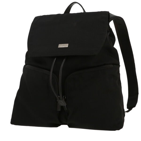 Gucci Gucci Vintage backpack in black canvas