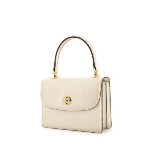 Gucci Gucci Vintage handbag in white grained leather