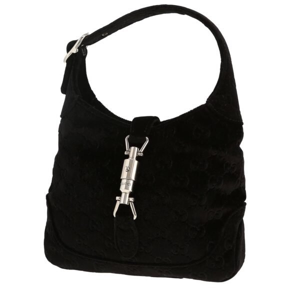 Gucci Jackie shoulder bag in black velvet