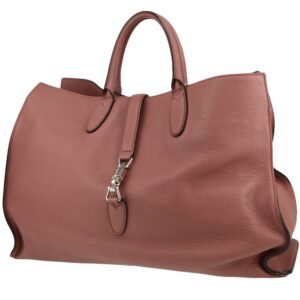 Gucci Jackie Soft shopping bag in Blush Pink leather