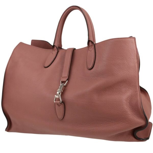 Gucci Jackie Soft shopping bag in Blush Pink leather
