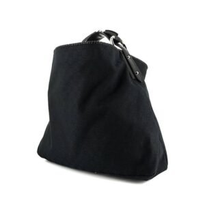 Gucci Mors handbag in black monogram canvas and black leather