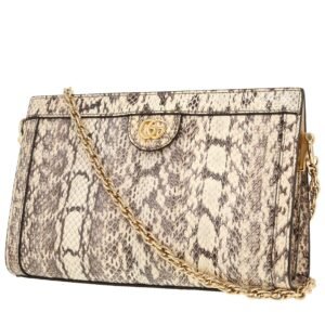 Gucci Ophidia shoulder bag in beige python