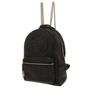 Gucci Soho backpack in black grained leather