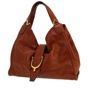 Gucci Stirrup handbag in brown leather