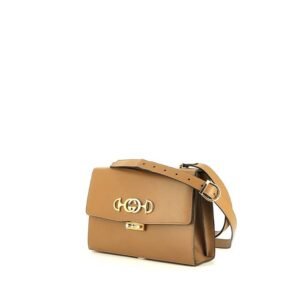 Gucci Zumi shoulder bag in beige leather