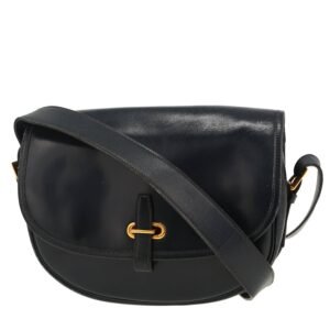 Hermès Balle De Golf handbag in navy blue box leather