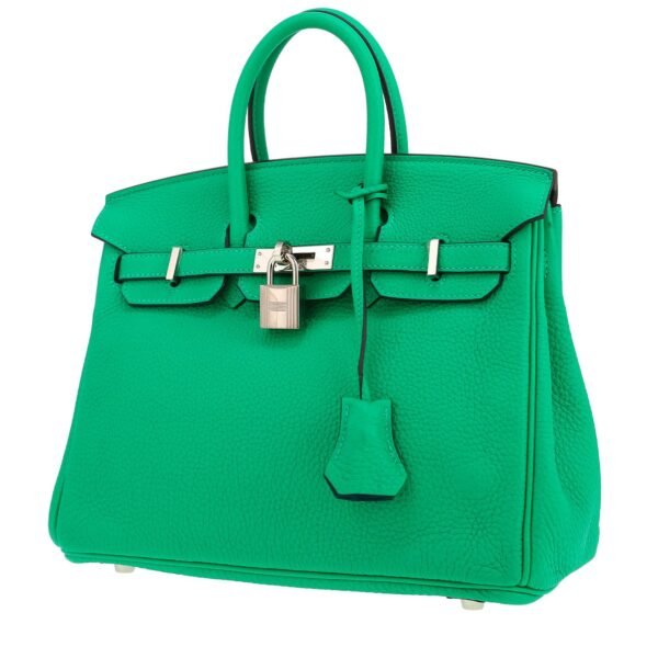 Hermès Birkin 25 cm handbag in Vert Menthe Swift leather