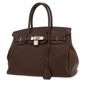 Hermès Birkin 30 cm handbag in brown togo leather
