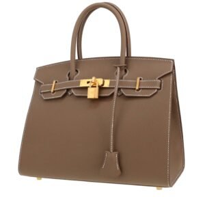 Hermès Birkin 30 cm handbag in etoupe epsom leather