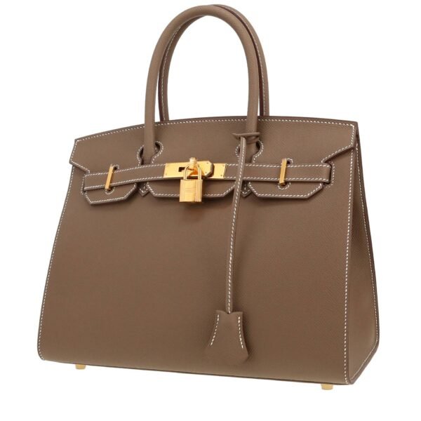 Hermès Birkin 30 cm handbag in etoupe epsom leather