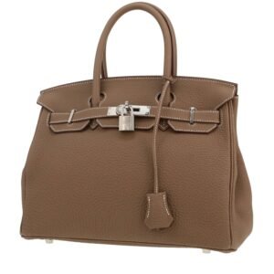 Hermès Birkin 30 cm handbag in etoupe togo leather