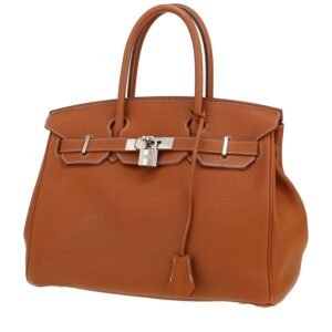 Hermès Birkin 30 cm handbag in gold togo leather