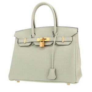 Hermès Birkin 30 cm handbag in Gris Neve togo leather