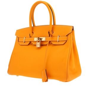 Hermès Birkin 30 cm handbag in Jaune d'Or epsom leather