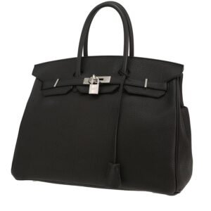 Hermès Birkin 35 cm handbag in black togo leather