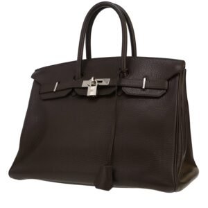 Hermès Birkin 35 cm handbag in brown togo leather