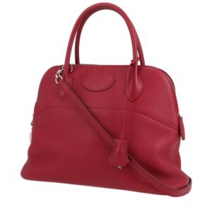 Hermès Bolide 31 cm handbag in red Rubis togo leather